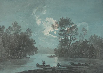 Fischer bei Mondschein, ca. 1750-1800