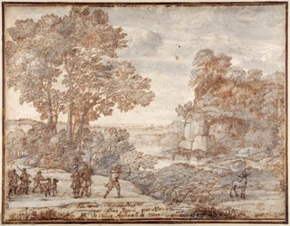 Ascanius schießt den Hirsch von Sylvia, ca. 1680