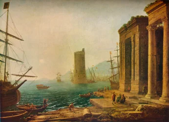 Hafen von Ostia, Rom, ca. 1643 1931