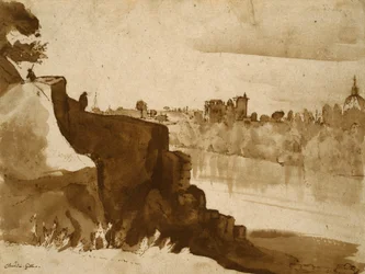 Ansicht des Tiber in Rom