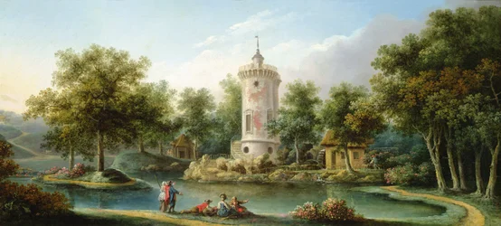Der Tour de Marlborough im Jardin des Mesdames, Bellevue