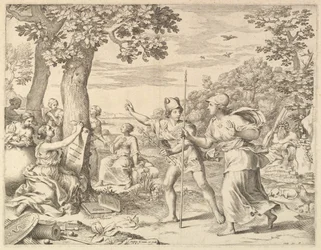 Allegorie auf die gute Regierung in Frankreich, 1685