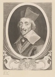 Porträt von Armand-Jean Du Plessis, Kardinal de Richelieu