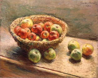 Eine Schale mit Äpfeln, 1880