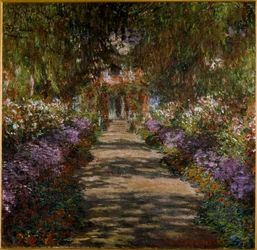Allee im Garten von Giverny