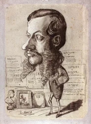 Karikatur von Léon Manchon