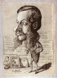 Karikatur von Léon Manchon