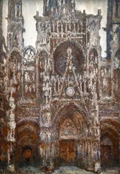 Kathedrale von Rouen, Portalansicht, Braune Harmonie