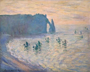 Klippen bei Étretat, 1885-1886