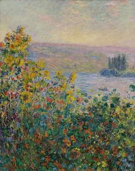 Blumenbeete in Vétheuil
