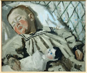 Jean Monet schlafend