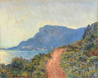 Die Corniche bei Monaco, 1884