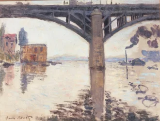 Die Straßenbrücke von Argenteuil