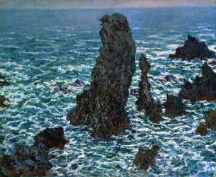Die Pyramiden bei Port-Coton, Belle-Ile-en-Mer, 1886