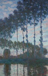 Pappeln am Ufer der Epte, Abendstimmung, 1891