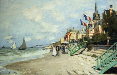 Der Strand von Trouville; La Plage a Trouville, 1870