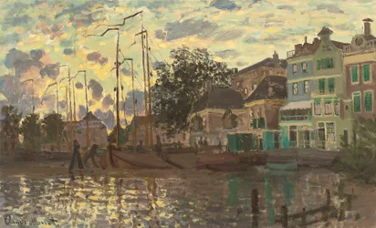 Der Damm in Zaandam, Abend