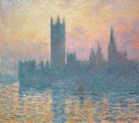 Die Houses of Parliament, Sonnenuntergang