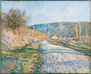 Die Straße nach Vétheuil