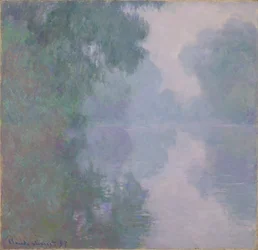 Die Seine in Giverny, Morgennebel, 1897
