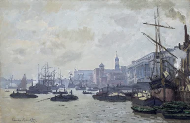 Die Themse in London, 1871