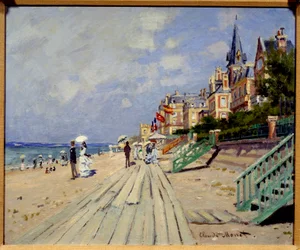 Strand von Trouville (1840-1926)