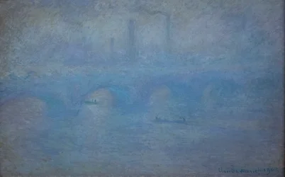 Waterloo-Brücke. Nebeleffekt