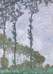 Windeffekt, Serie Die Pappeln, 1891