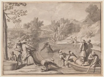 August: Angeln, um 1700