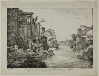 Ansicht im Trastevere-Viertel, Rom