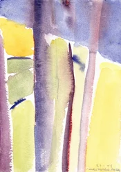 Bäume mit Blick auf den See, 1994