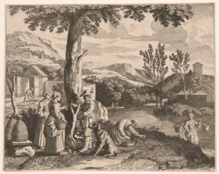 Die Imkerei, Gartenbau und Baumveredelung, Platte 2 aus Pastorales