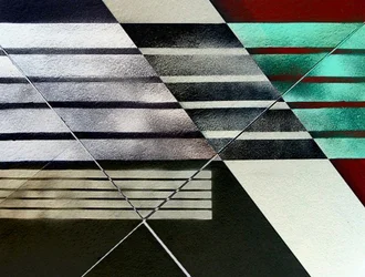 Geometrischer Farbblock