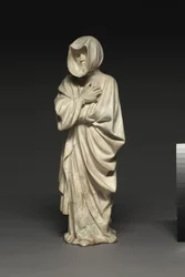 Zwei Trauernde vom Grab von Philipp dem Kühnen, Herzog von Burgund, 1404-10