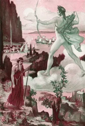 Illustration für die Ilias von Homer