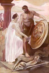 Illustration für die Ilias von Homer