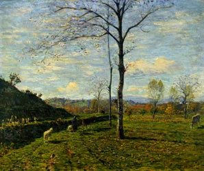 Ende Oktober, von Clemente Pugliese Levi (1855-1936)