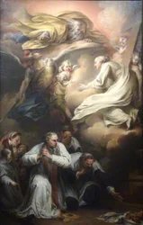 Die Entdeckung der Schändung der heiligen Hostien in der Kirche Saint-Merry