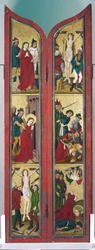 Die Legende der Heiligen Margareta, Altar aus dem Kloster der Heiligen Magdalena in Straßburg