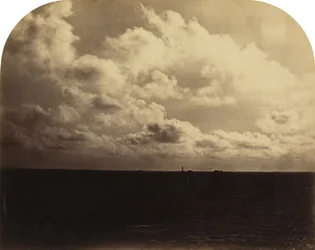 Starker Wind, fliegende Wolken, ca. 1863
