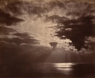 Sonnenuntergang am Meer, 1860er Jahre