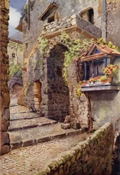 Mittelalterliche Häuser, Alatri