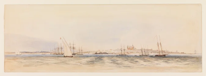 Hafen von Montevideo, ca. 1878