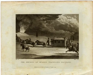 Die Kaiserin von Russland reist durch das Land, 1784