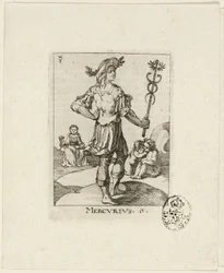 Mercurius, Platte sechs aus Der VII Planeten
