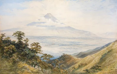 Fujiyama vom Otomi Toge Pass, Japan