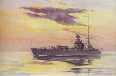 Ein modernes Schlachtschiff, 1910