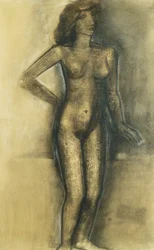 Stehender Akt, ca. 1945