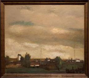 Dorf und Bogenschießen