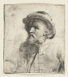 Büste eines alten Mannes